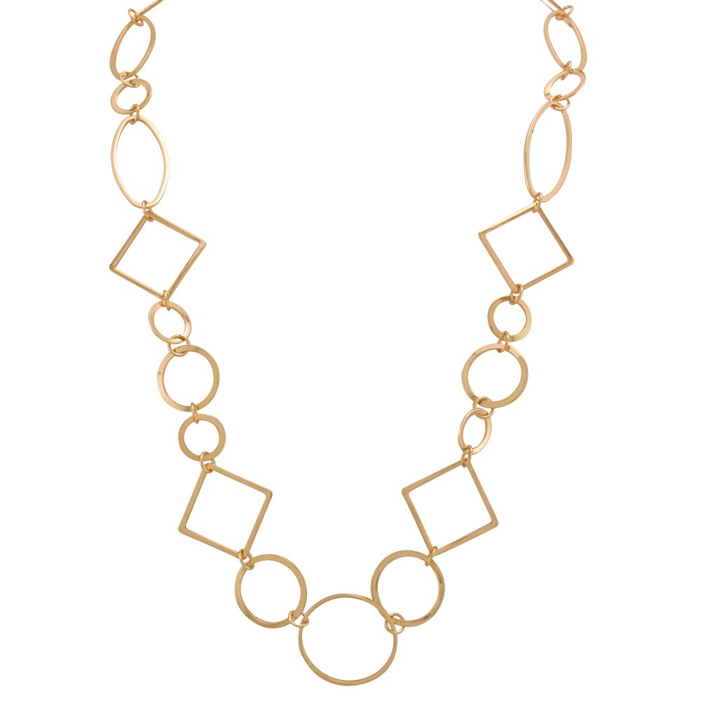 Multi Link Necklace in Goldtone at Kmart.com