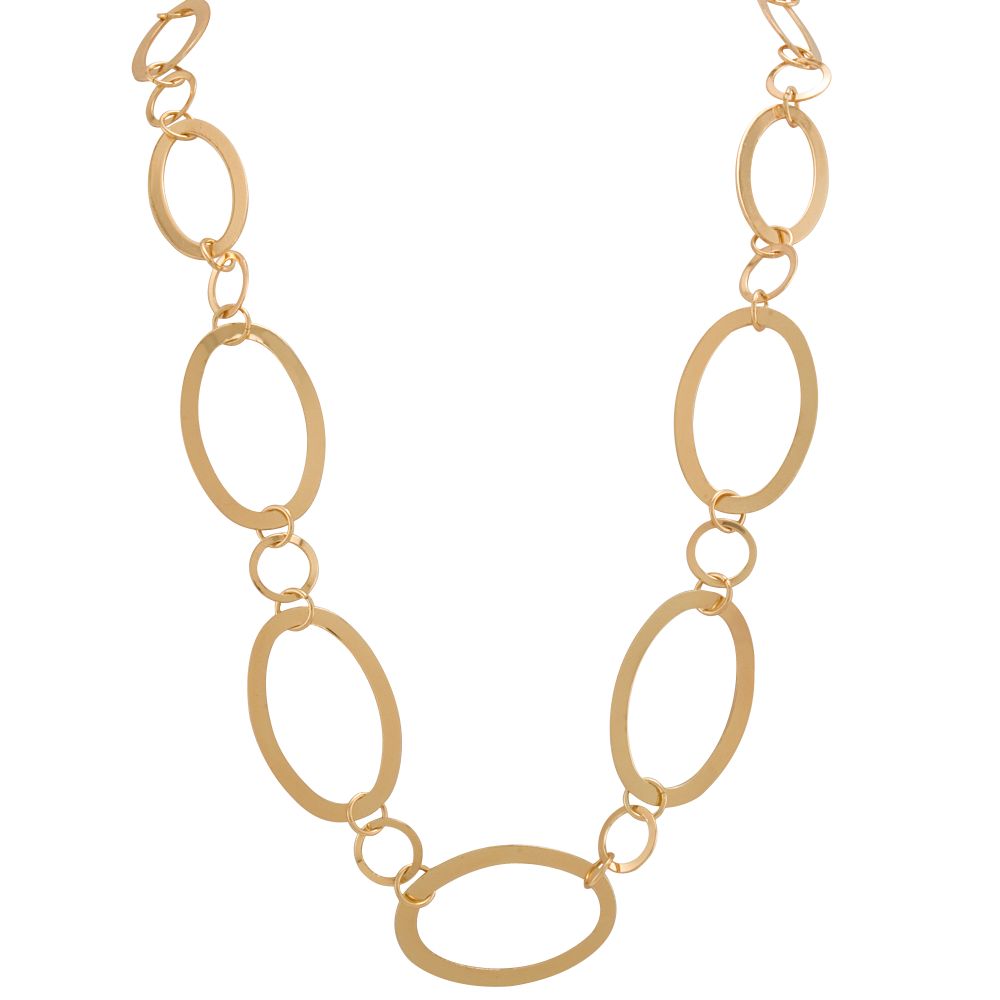 Multi Oval Link Necklace in Goldtone at Kmart.com