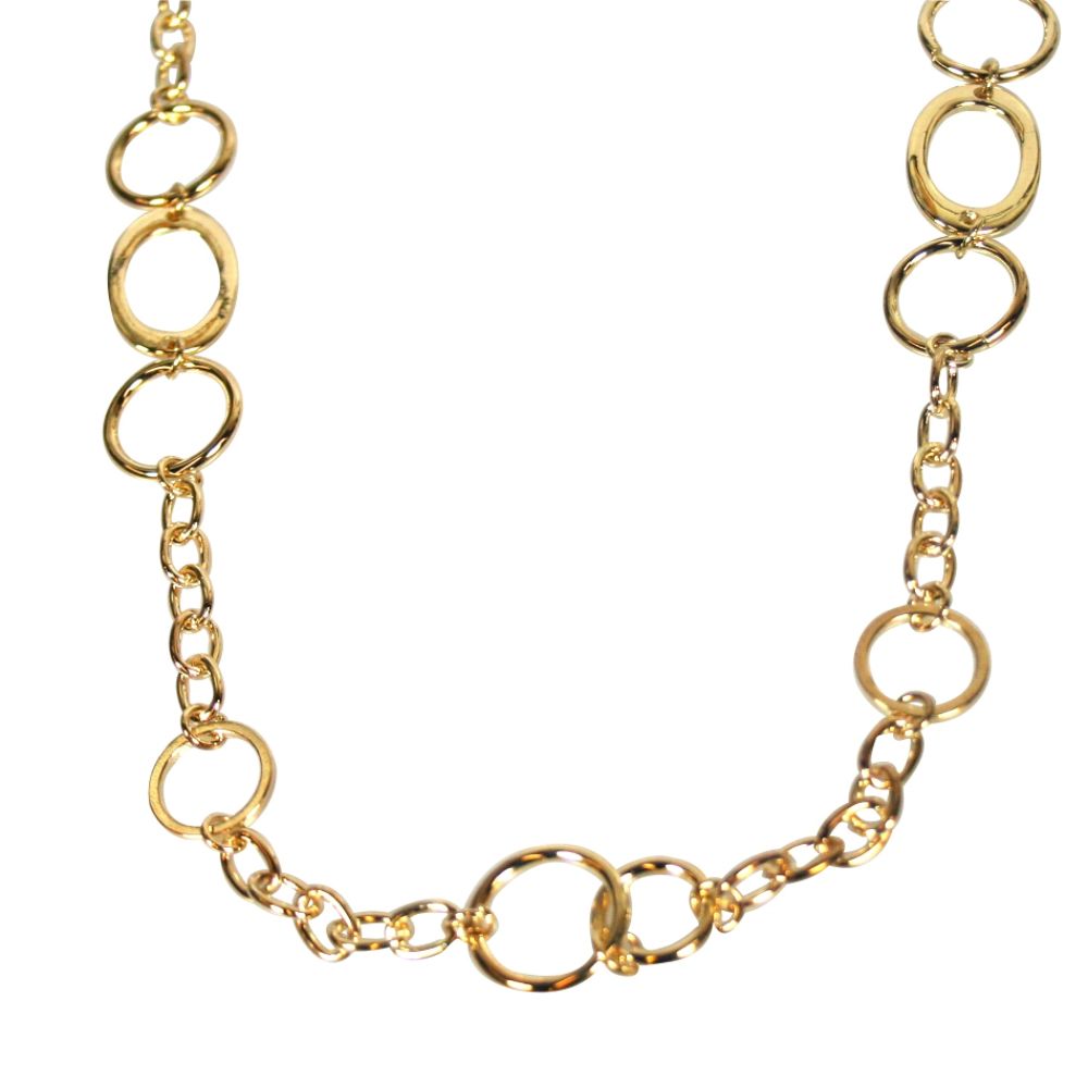 Polished Goldtone Link Necklace at Kmart.com