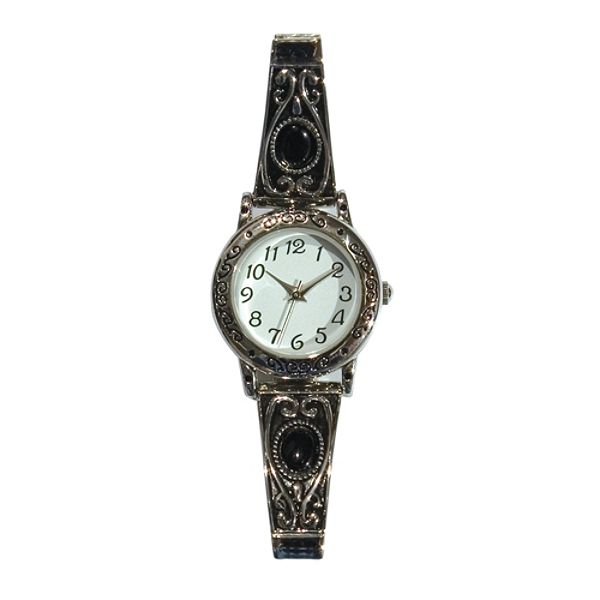 Analog Watch With Black Stones 026W030031120001P Sears 82590KMT