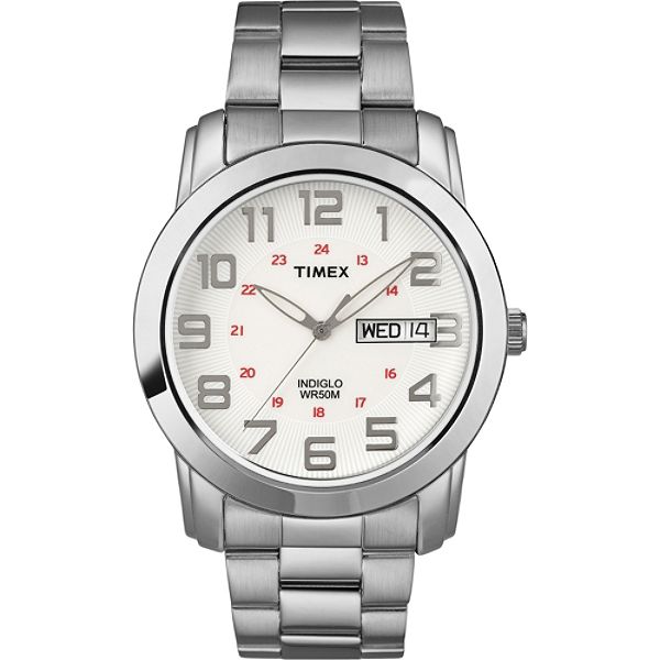 Timex Classics Analog Watch With Silver Band 026W032601360001P Timex T2N4379J