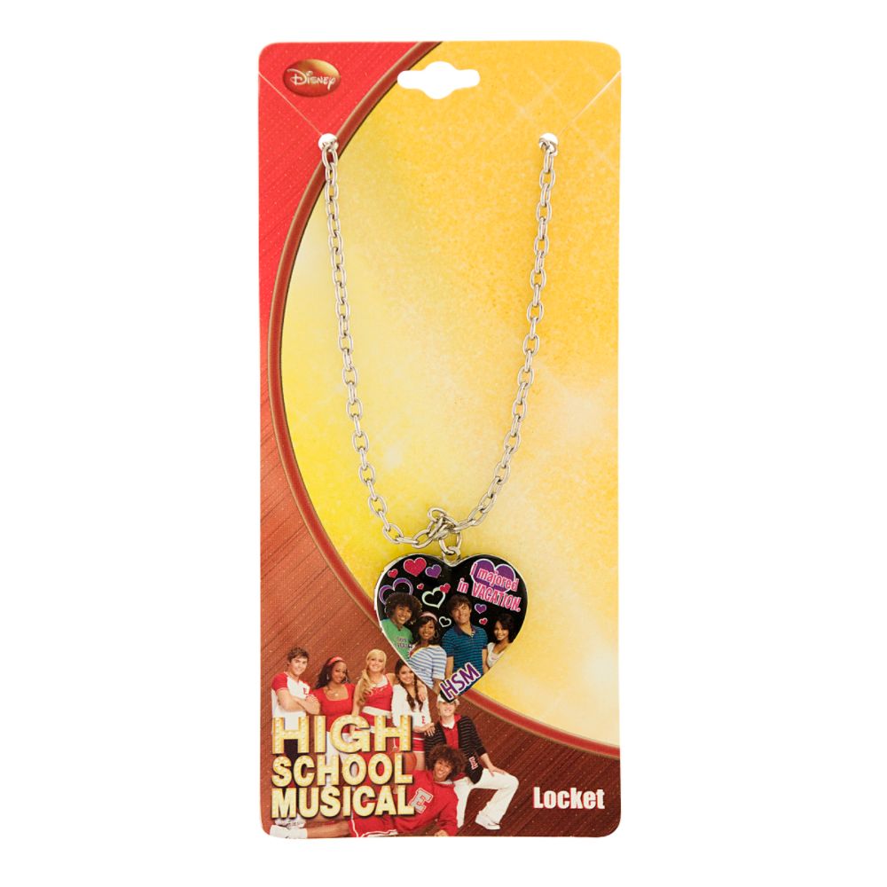 Disney High School Musical Locket with Extra Charm. Silvertone