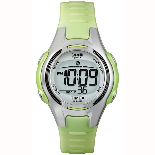 Timex Ladies Calendar chronograph 1440 Watch W digital Dial Green 026W433191170001P Timex T5K081 9J