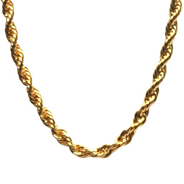 30 Inch Rope Chain Necklace In Goldtone K13048