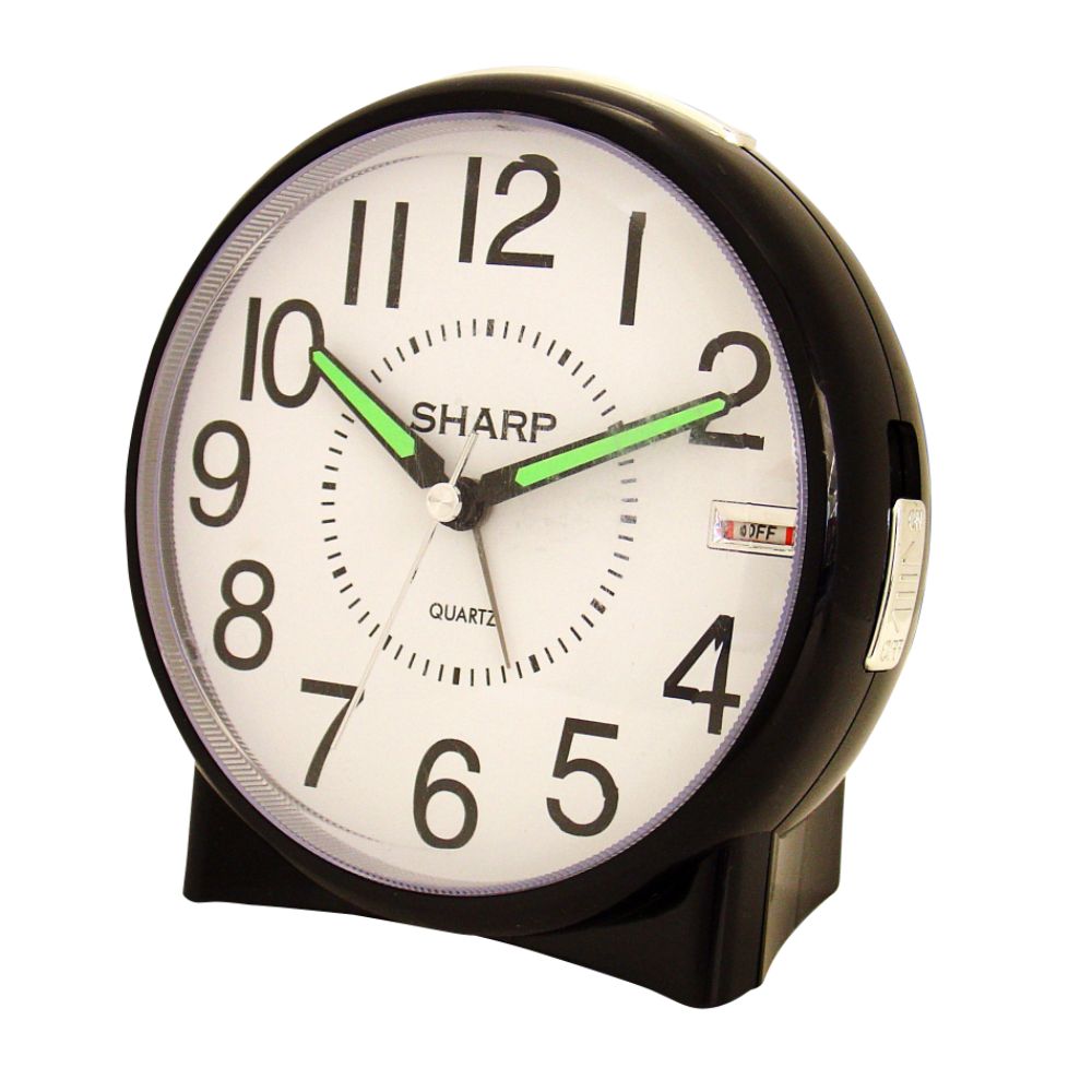 Sharp Quartz Analog Alarm Clock