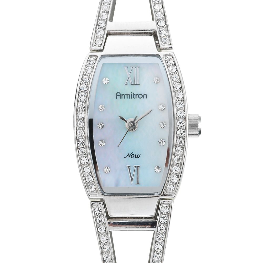 Armitron Ladies Silvertone Bracelet Dress Watch