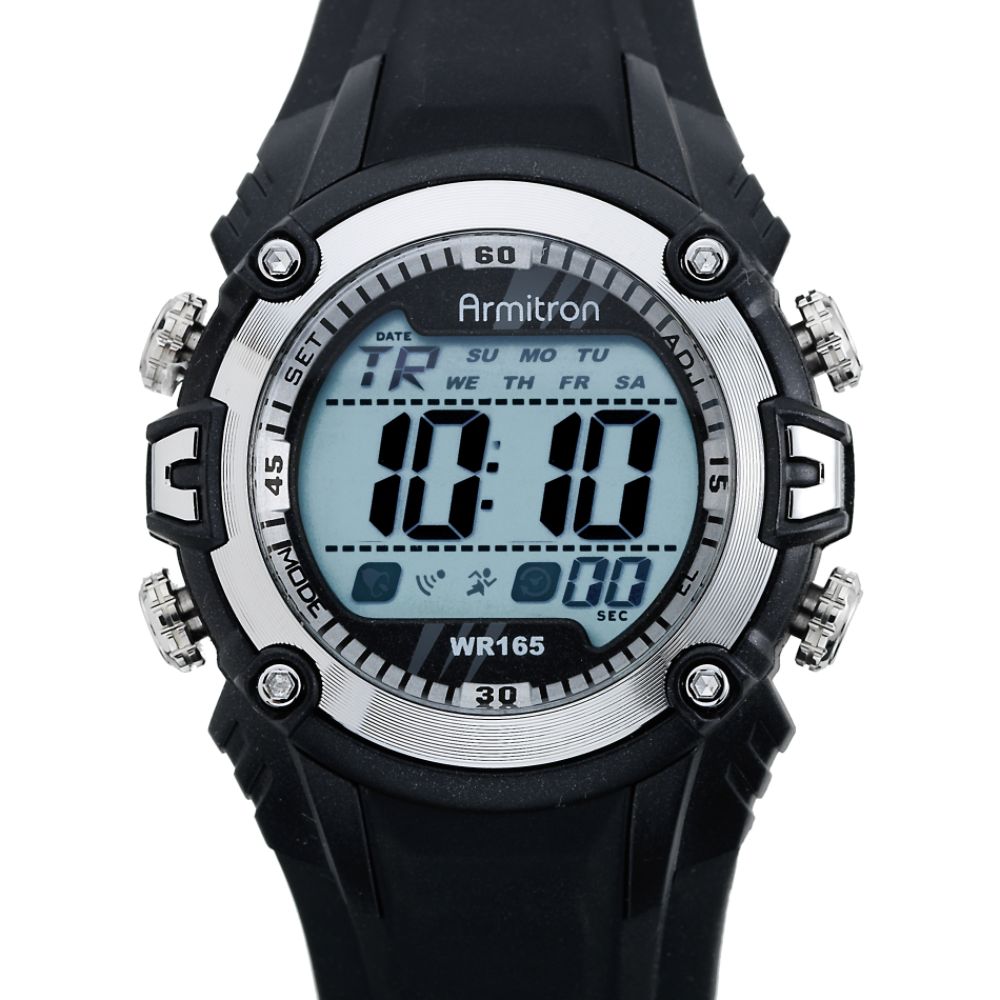 Armitron Mens LCD Black Sports Watch at Kmart.com