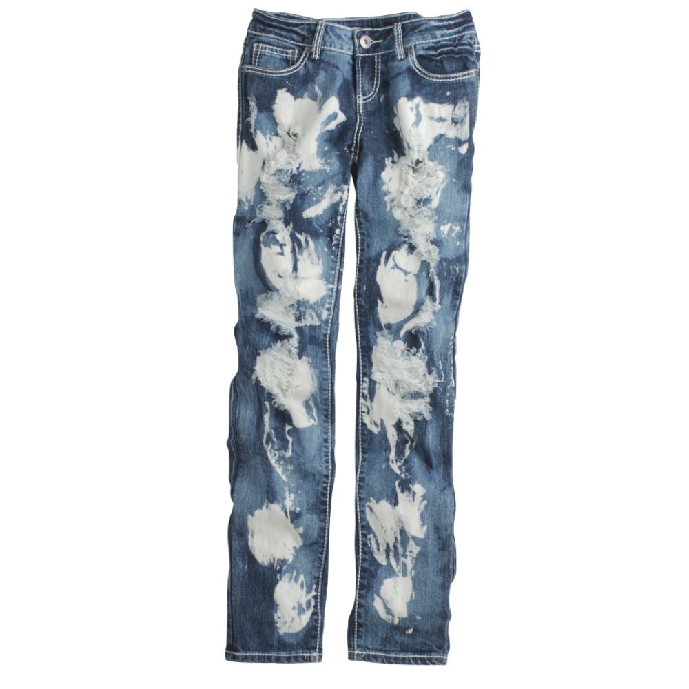 Bongo Junior's Bleached Skinny Leg Jeans