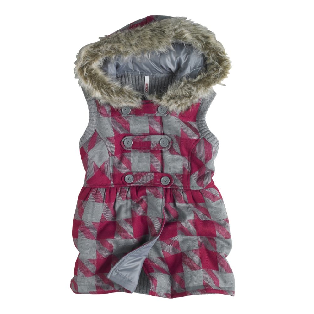 Bongo Junior's Plus Fur Hood Puffer Vest