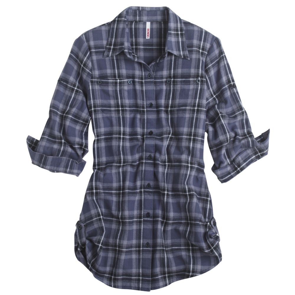 Bongo Junior's Button Front Plaid Tunic