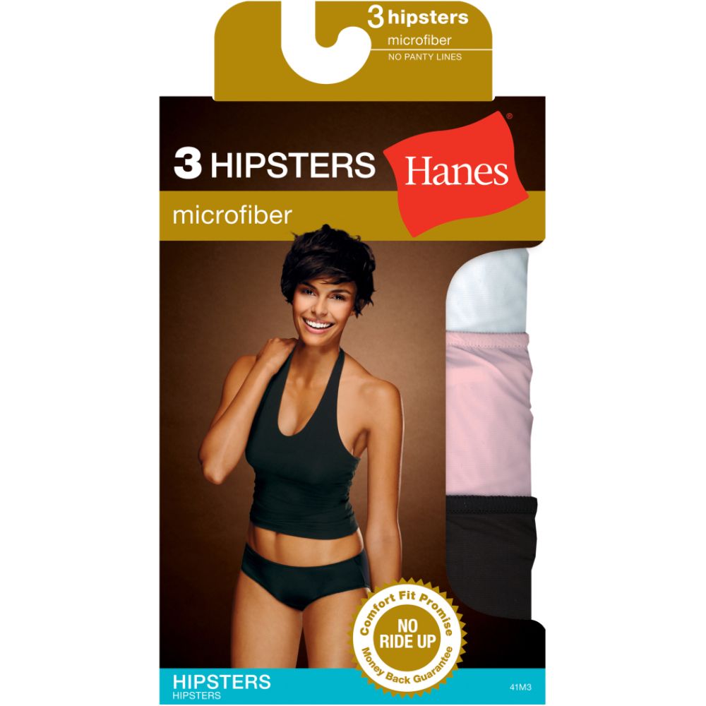 Hanes Women's 3pack Microfiber Hipster Panties at Kmart.com