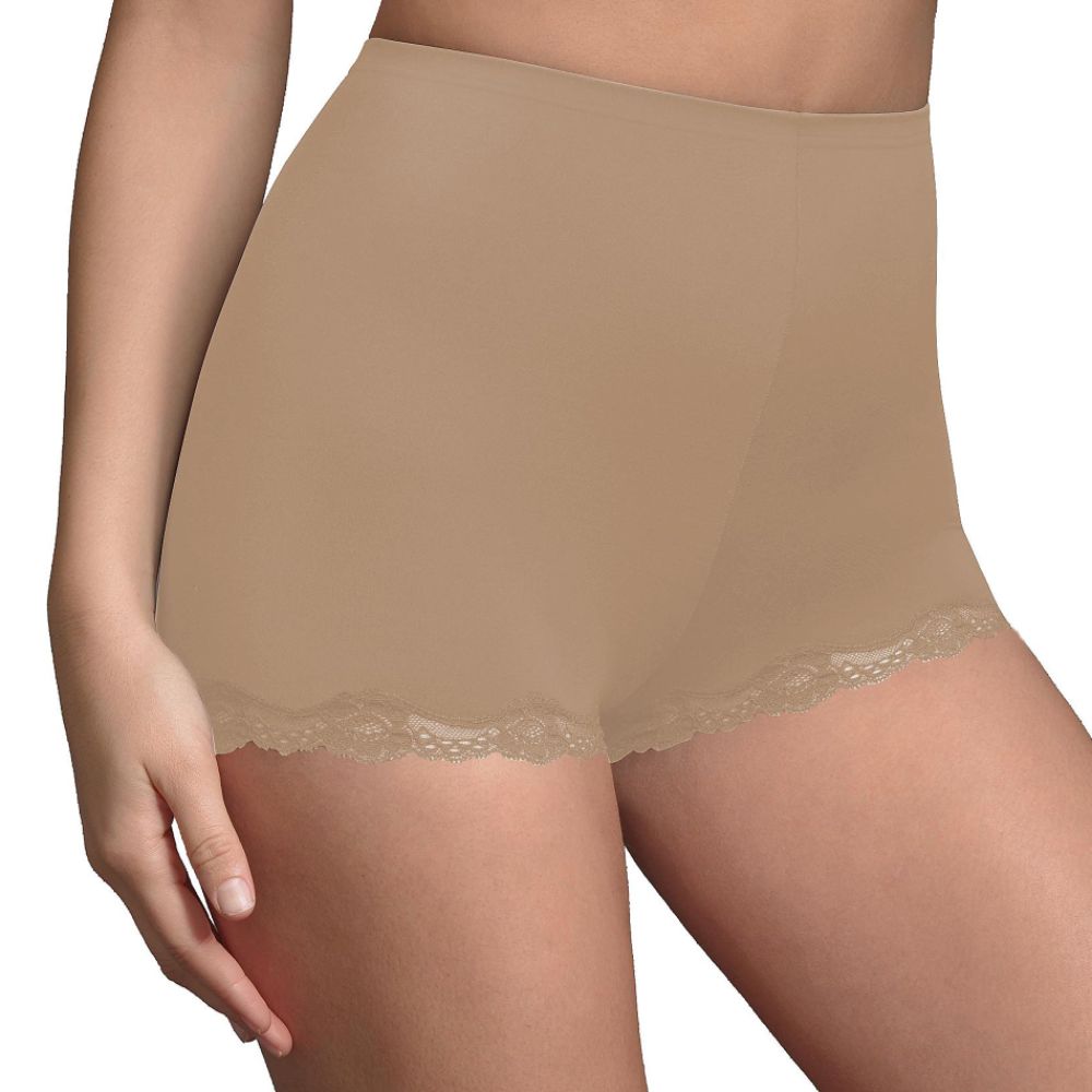 Inspirations Women's Light Control Lace Trimmed Boyshort