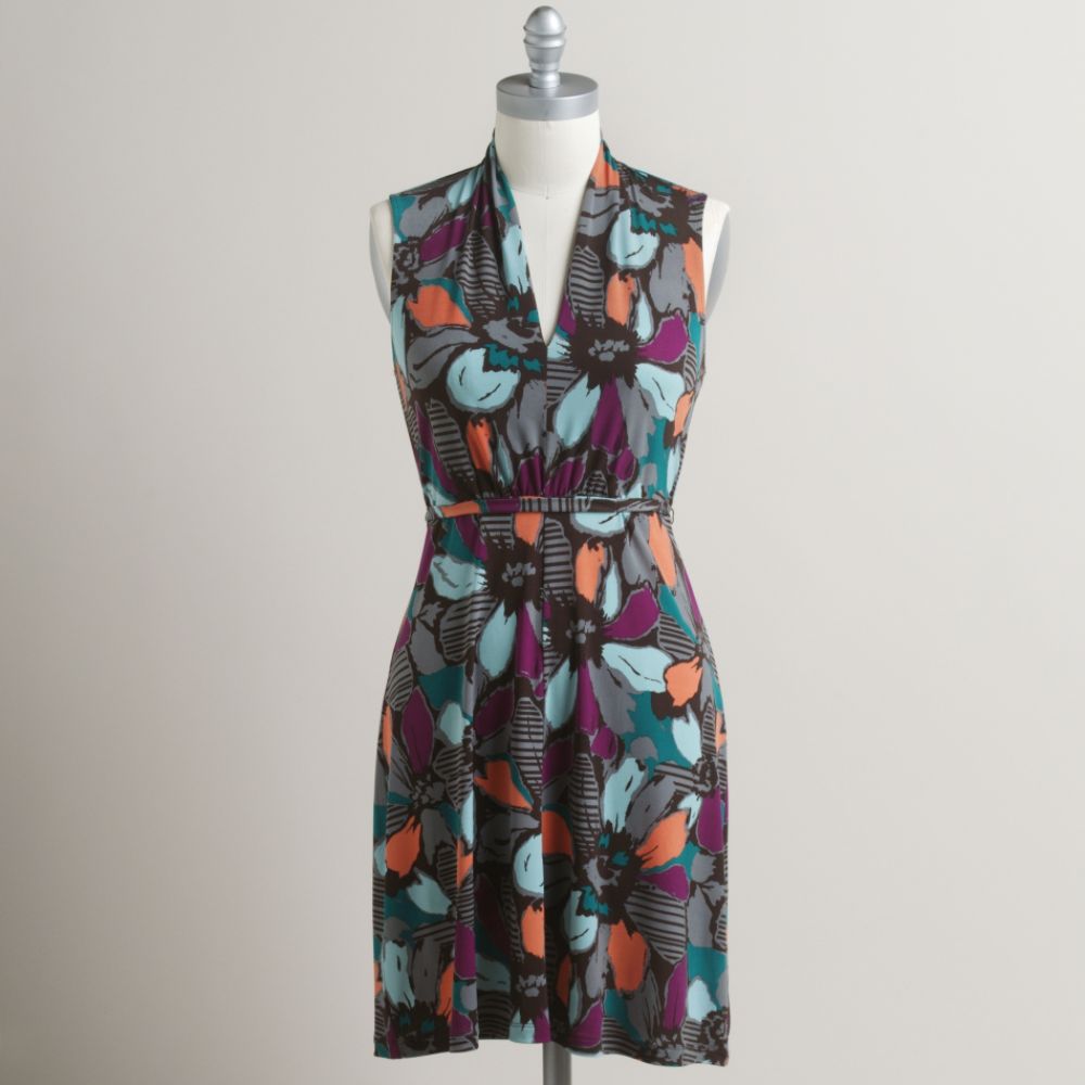 Attention Women's Floral V-Neck Dress