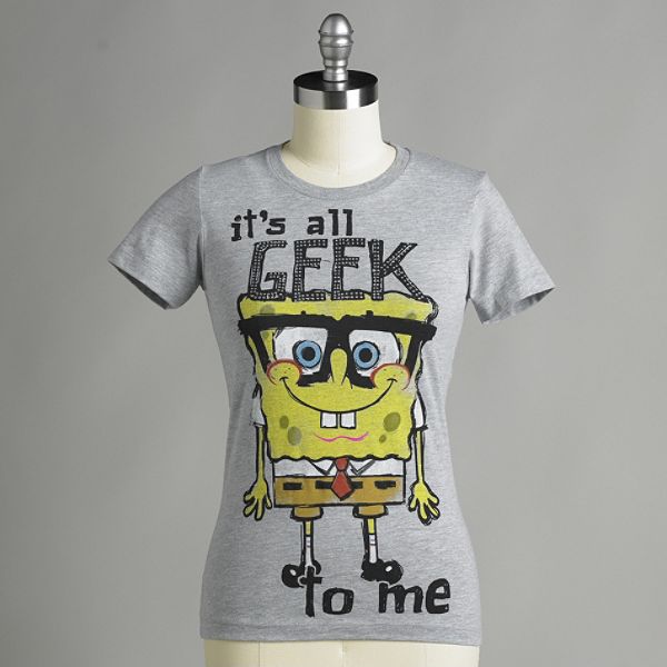 Nickelodeon Junior's Spongebob Squarepants Geek Tee