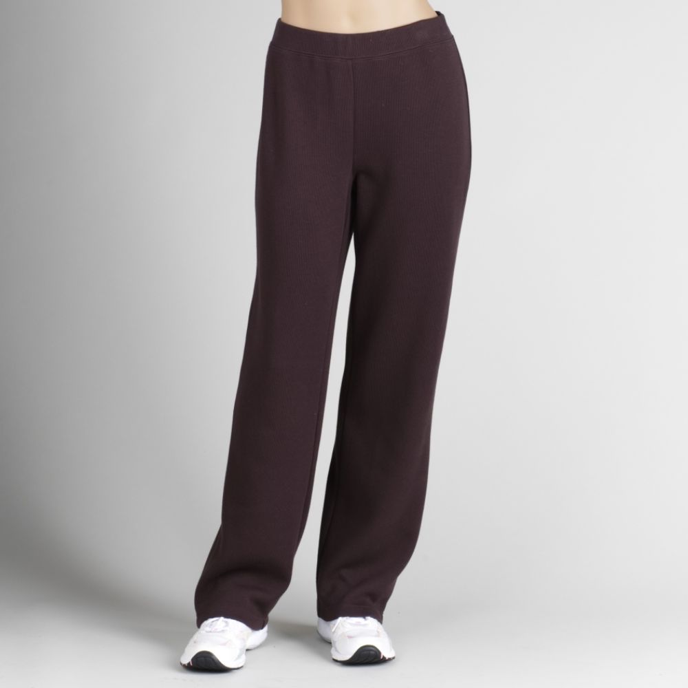 Basic Editions Women's Knit Pull-On Pants
