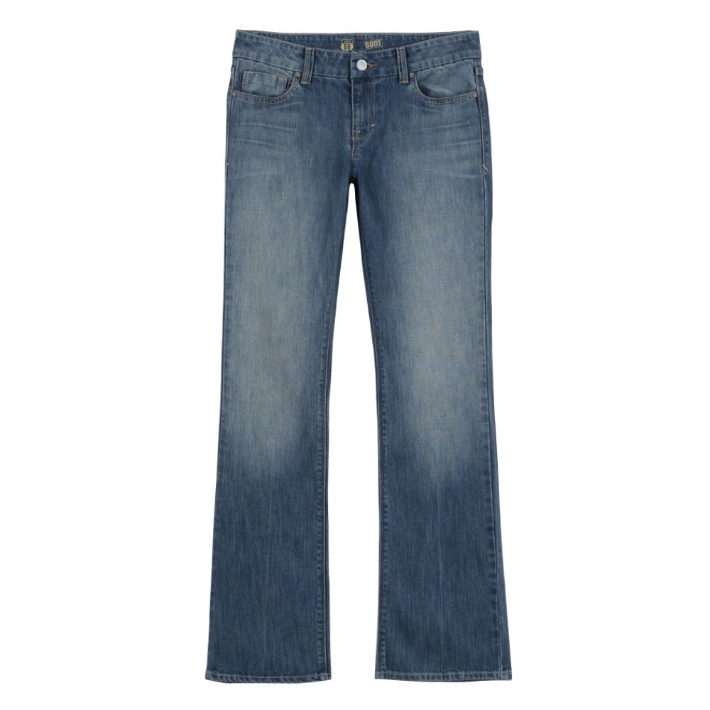 Route 66 Women's Premium Boot Destructed Jeans