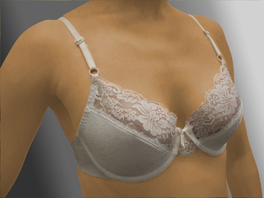 Pink K Women's Embossed Bra