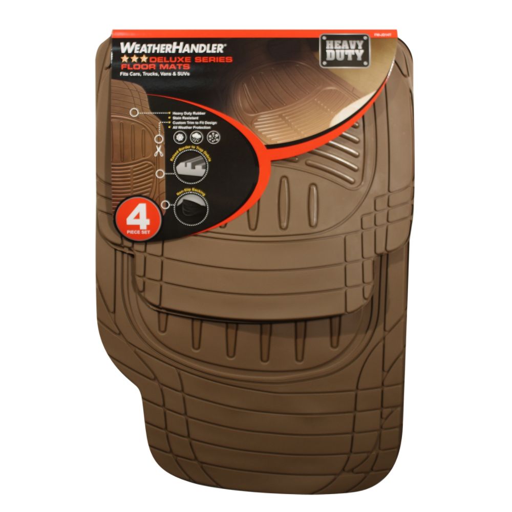 WeatherHandler Deluxe 4pc Rubber Floor Mat Set at Sears.com