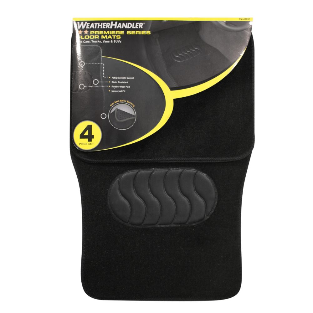 WeatherHandler&nbsp; Luxury 4pc Carpet Floor