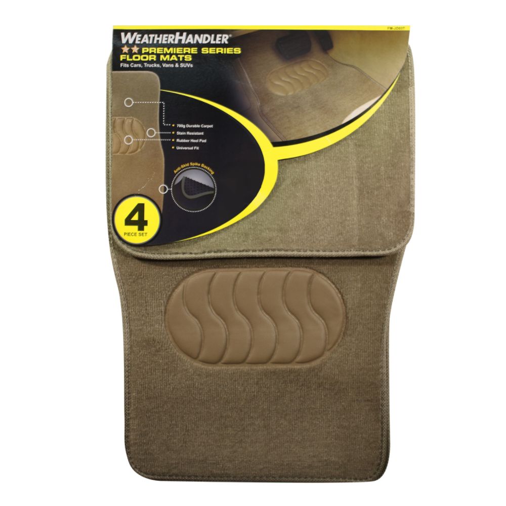 Luxury 4pc Carpet Floor Mat Set                                                                                                  at mygofer.com