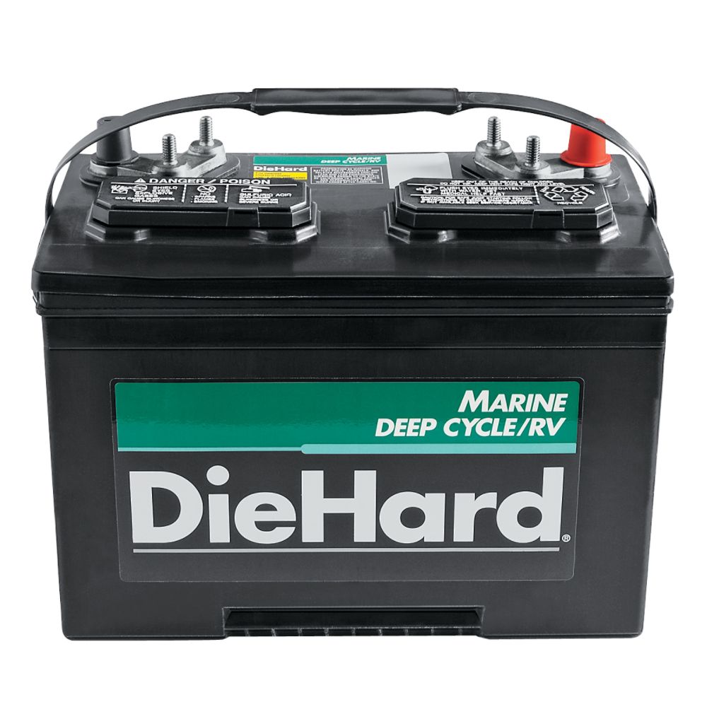 DieHard Marine Deep Cycle/RV Battery, Group Size 27M