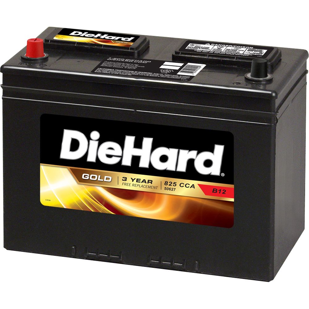 DieHard Gold Automotive Battery, Group Size 27 (with exchange)
