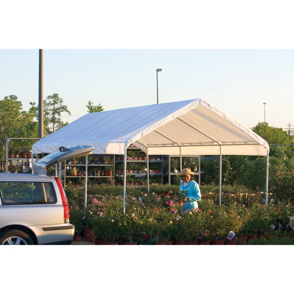 ShelterLogic 10x20 - 8 Leg All Purpose Canopy - White at Sears.com