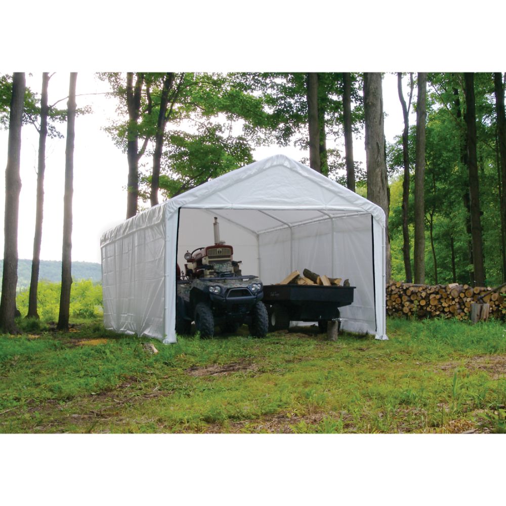 ShelterLogic 18x20 Canopy Enclosure Kit - White at Sears.com