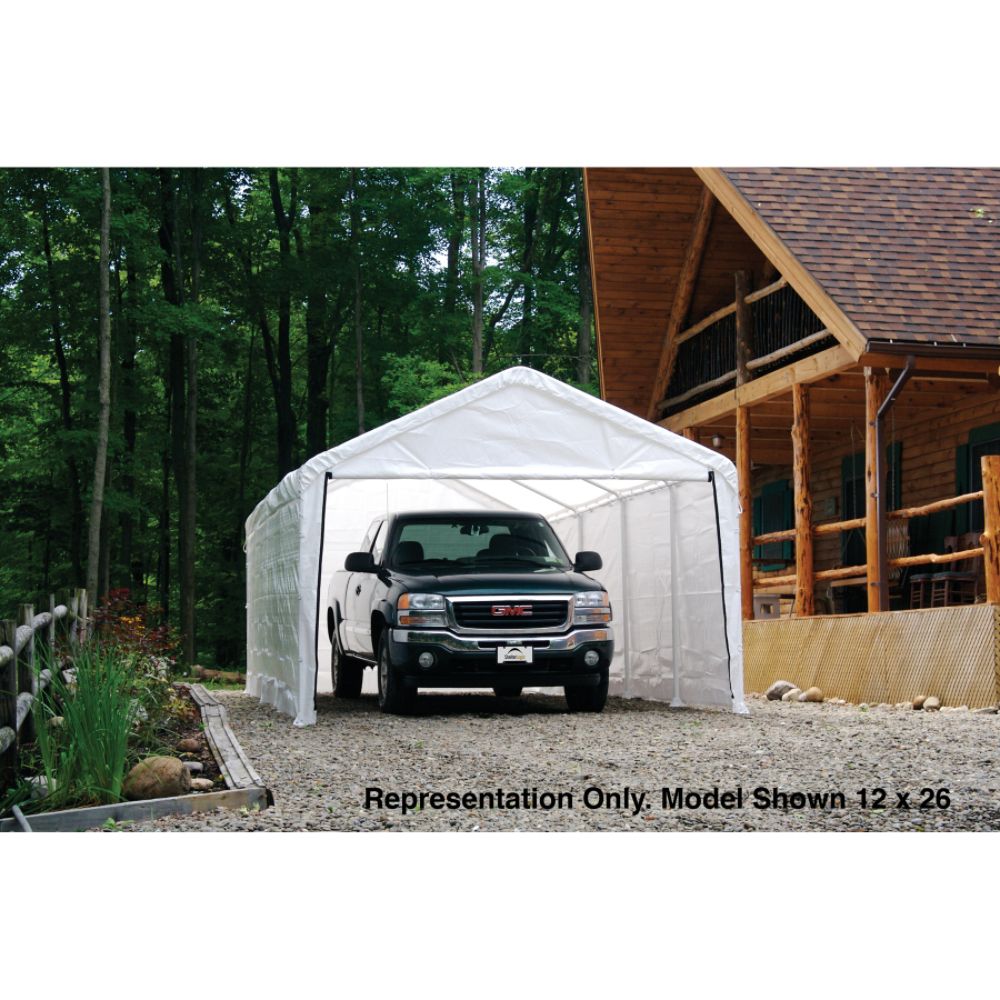 ShelterLogic 18x40 Canopy Enclosure Kit - White