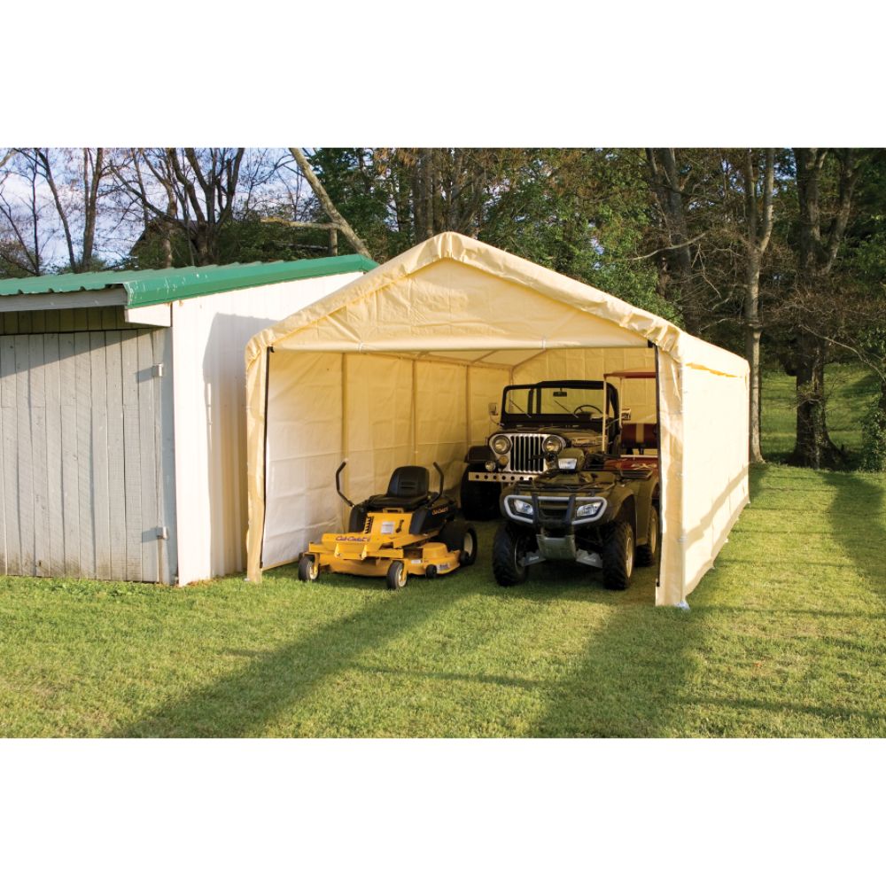 ShelterLogic 12x26 Canopy Enclosure Kit -Tan at Sears.com