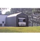 14x40x16 Peak Style Shelter - Grey