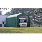 14x40x16 Peak Style Shelter - Green