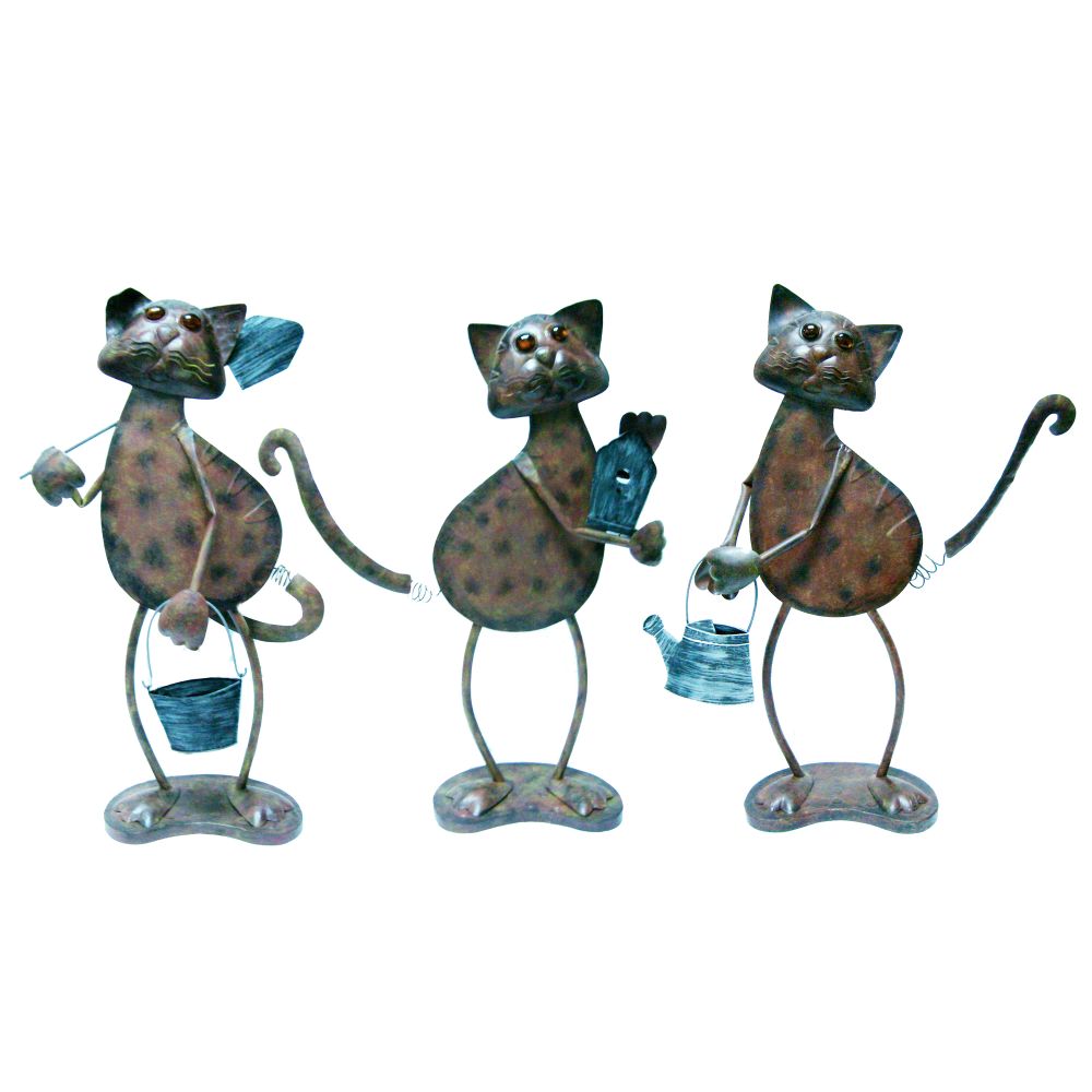 Iron Cat Statuary