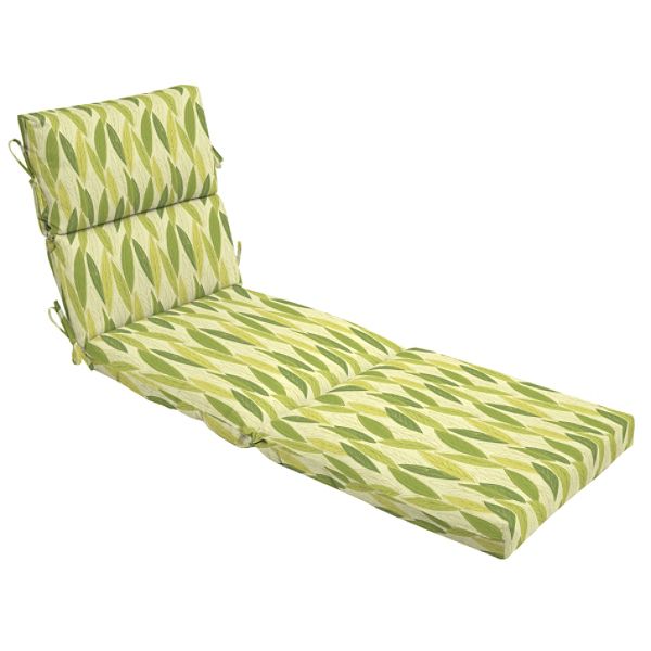 Arden Outdoor Patio Chaise Lounge Cushion - Varina Wasabi R557414B-9K1