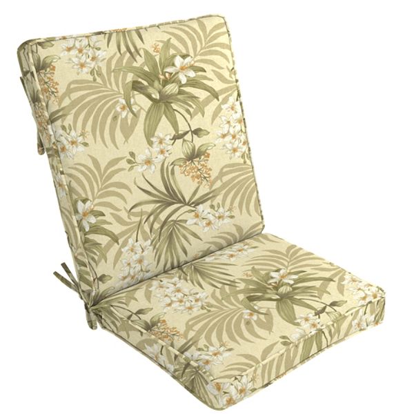 Arden Outdoor Patio High Back Chair Cushion - Doreena Twilight V570379B-9K1