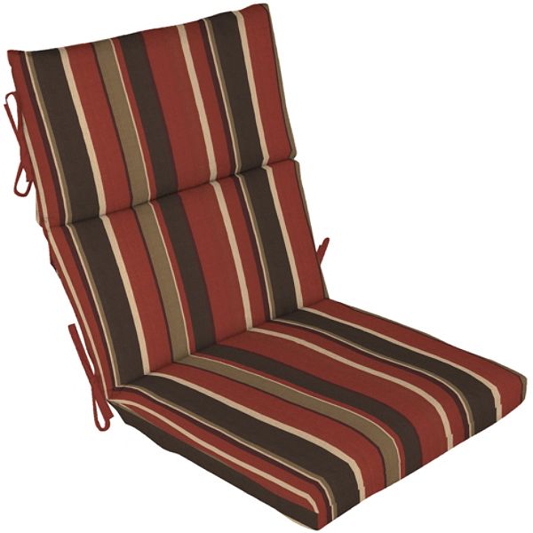 Arden Outdoor Patio Chair Cushion - Monserrat Stripe Sangria Y567411B-9K1