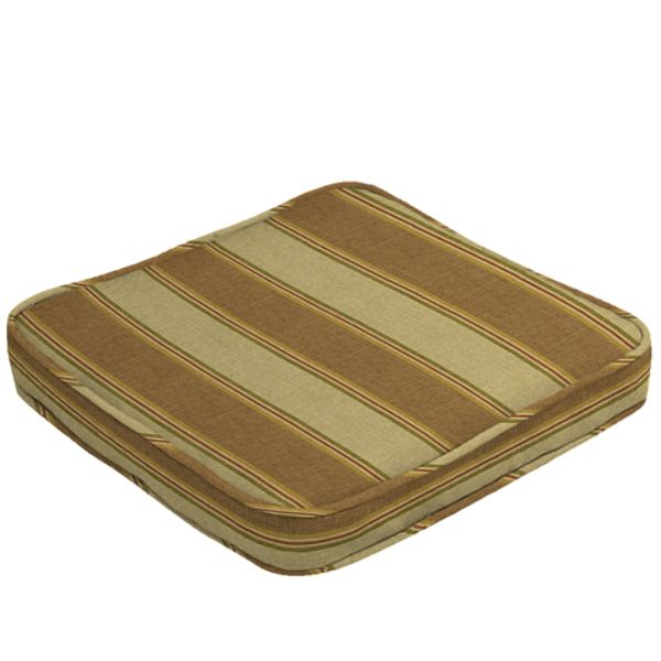 Arden Outdoor Deluxe Patio Seat Cushion - Nirvana Stripe Toffee Z505377B-9K1