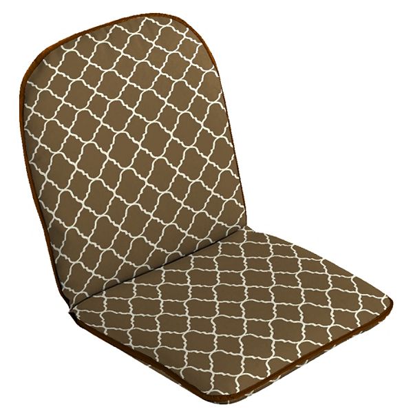 Arden Outdoor Patio Hinged Chair Cushion - Pisa Cocoa Z525146B-9K1