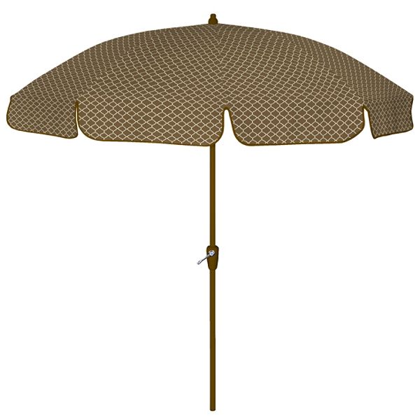 Arden Outdoor 7-1/2 Ft. Patio Umbrella - Pisa Cocoa Z525150A-9K1