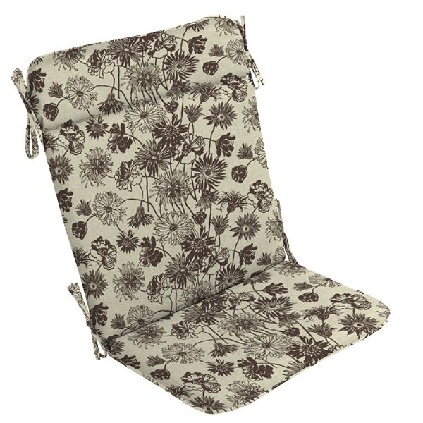 Arden Outdoor Patio Mid Back Chair Cushion - Maystone Cocoa Z526126B-9K1