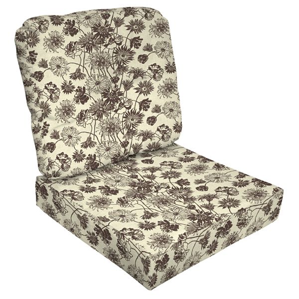 Arden Outdoor Patio Deep Seat Cushion Set - Maystone Cocoa Z526737B-9K1