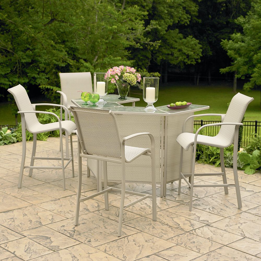 Patio  on Dutch Harbor 4 Piece Patio Bar Chairs Reviews   Mysears Community
