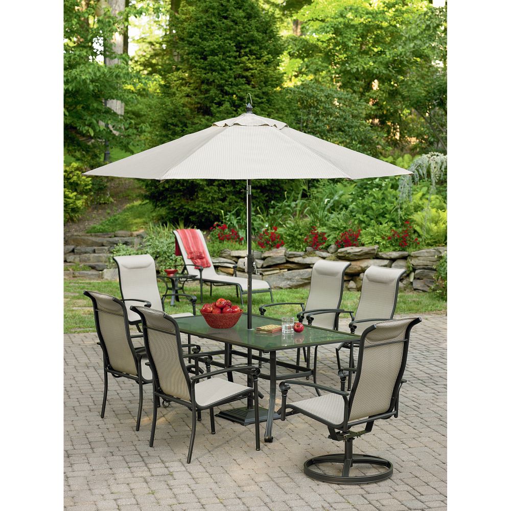 Essential Garden Ellison 9 ft. H Umbrella
