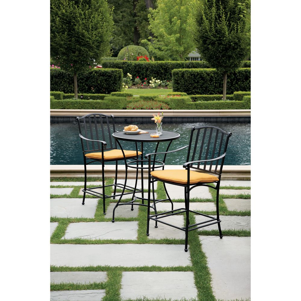 Essential Garden High Wrought Iron Patio Bistro