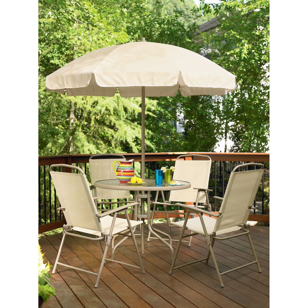 Essential Garden 6-piece Folding Patio Set