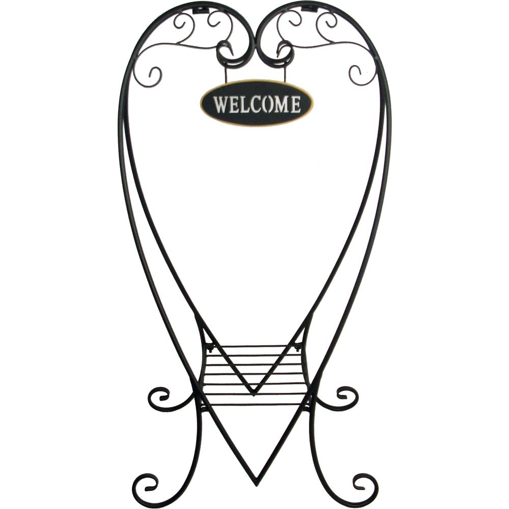 Garden Oasis Heart Plant Stand with Welcome Sign at Kmart.com