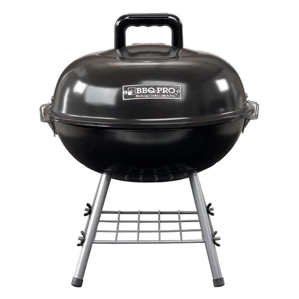BBQ Pro 14" Kettle Charcoal Grill w/ Hinge and Latch at Sears.com