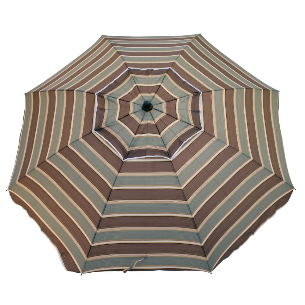 Resin 6-1/2 Ft. Patio Umbrella - Brown and Green