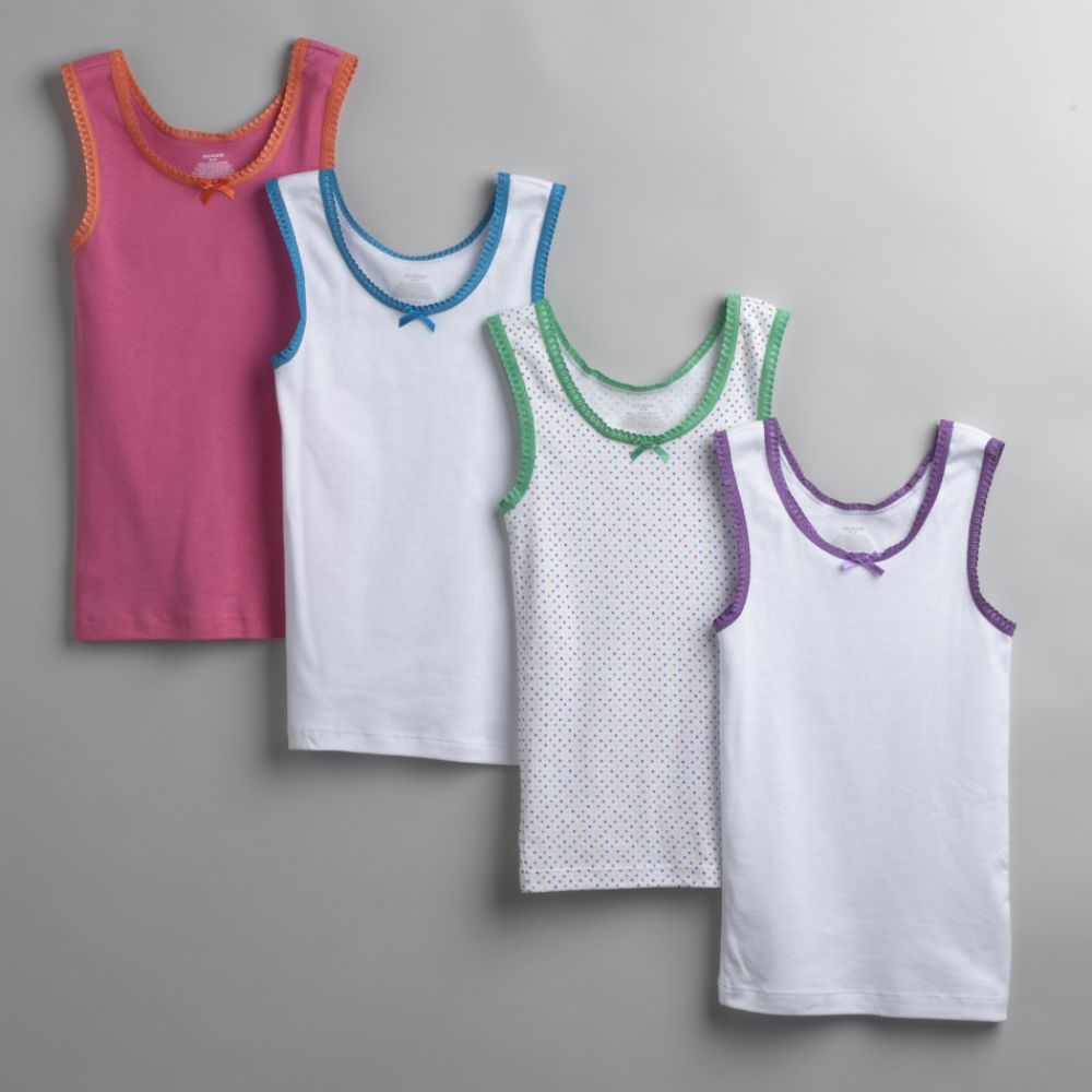 Joe Boxer Girl's 4-16 4-Pack Assorted Print Camisoles