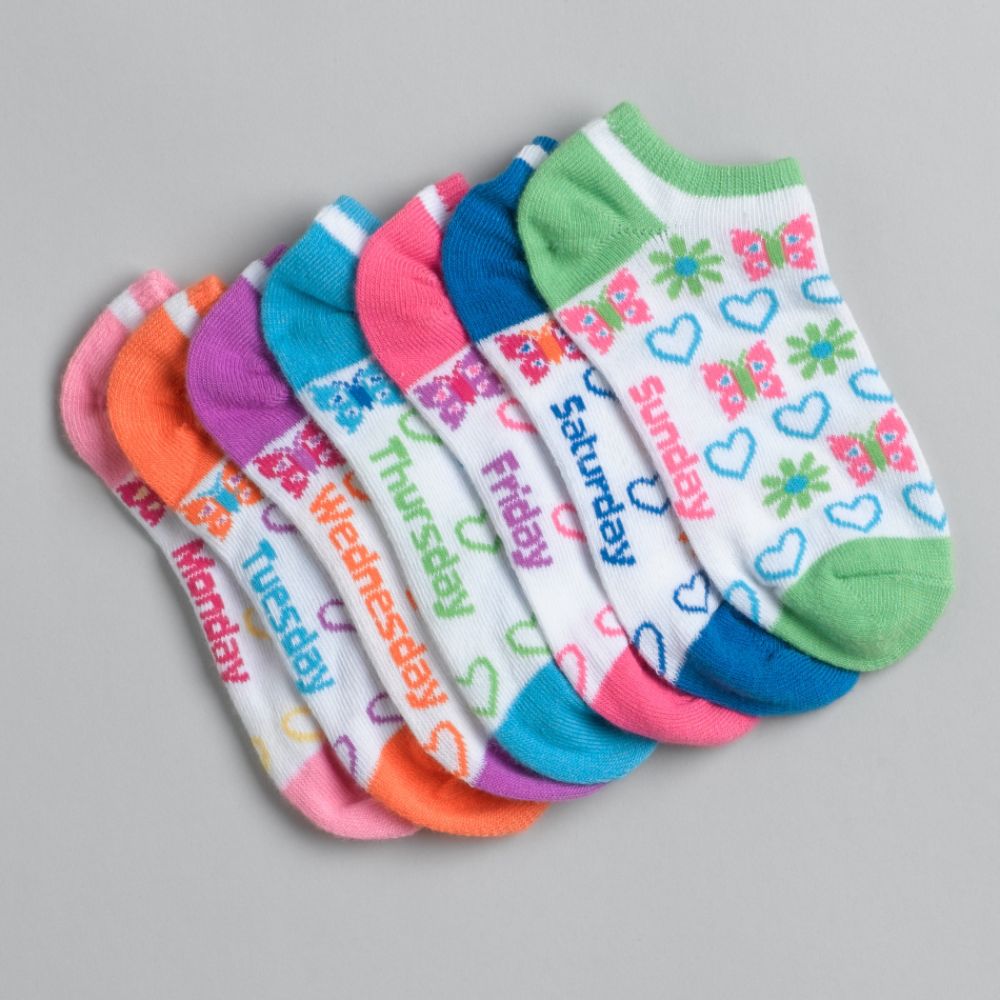 Joe Boxer Girl's Seven-Pair Multi Color Socks at Sears.com